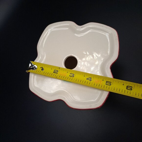 Partylite Tuscan Bohemian Spice Candle Taper Holder Ceramic Floral Design - Picture 11 of 12